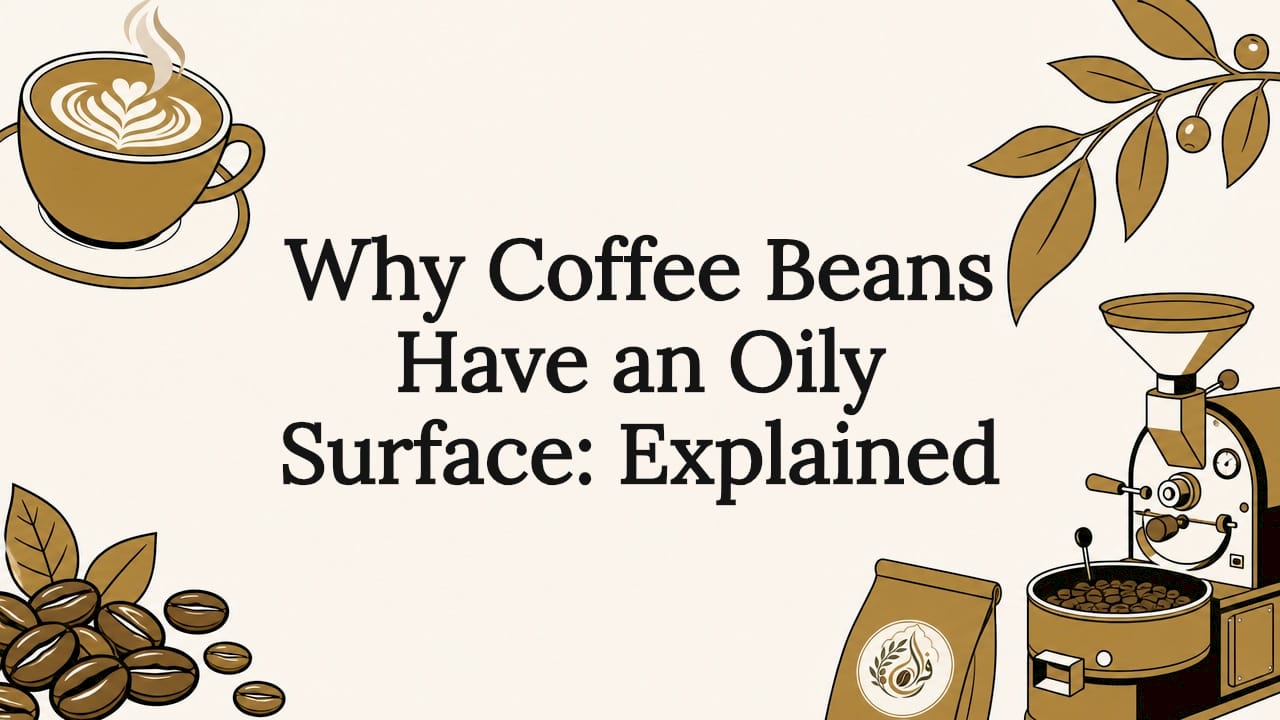 Illustrated coffee theme title card