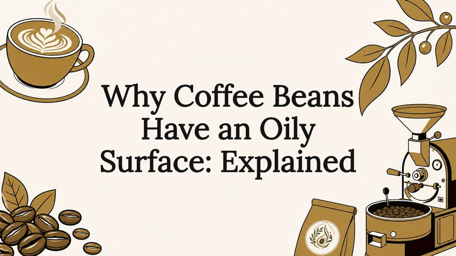 Illustrated coffee theme title card