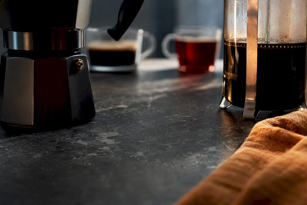 Comparação do preparo entre Moka e French press