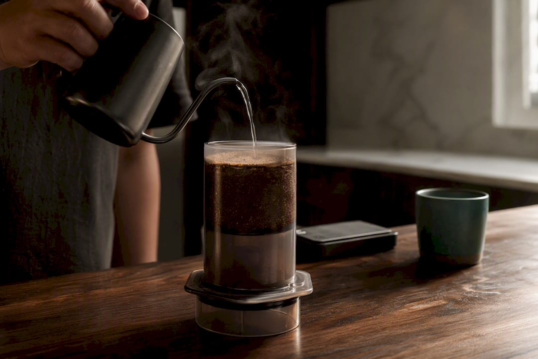 Cómo preparar café invertido en casa