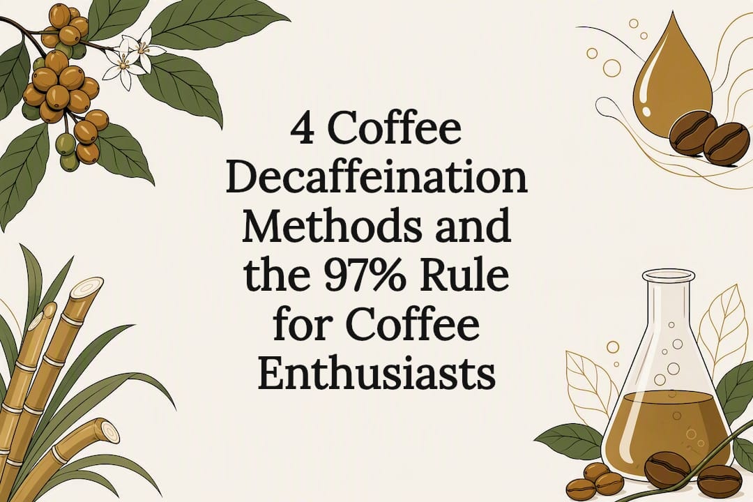 Decorative decaffeination methods title card