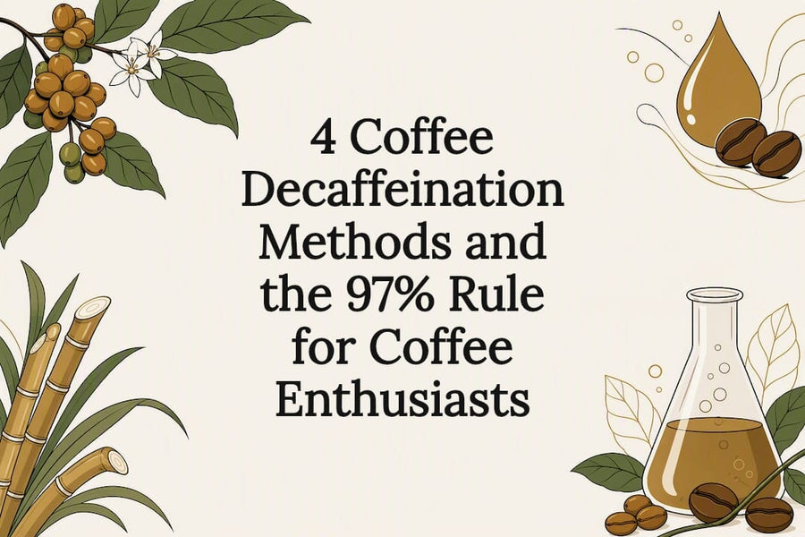 Decorative decaffeination methods title card