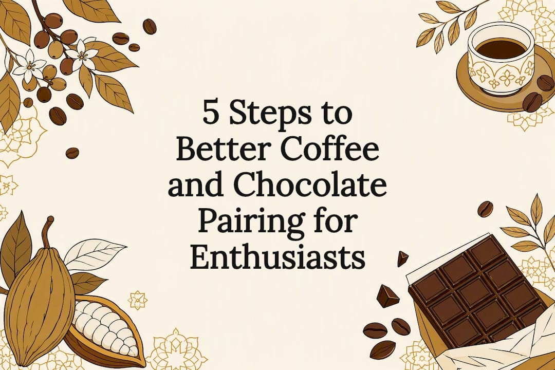 Coffee and chocolate pairing title card