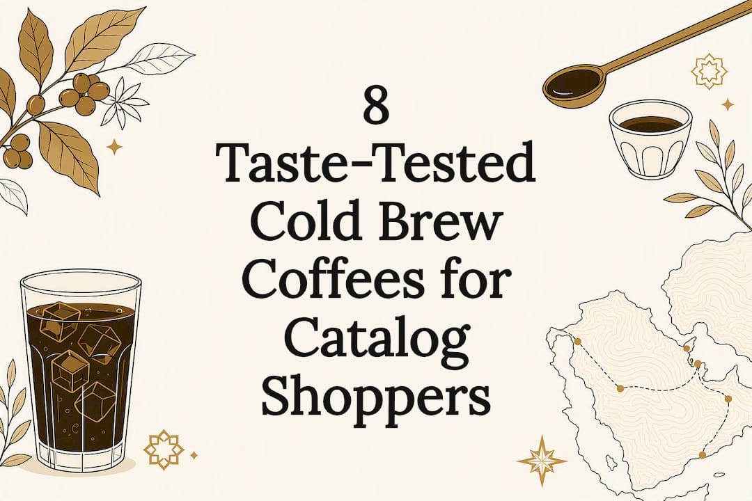 Cold brew coffee tasting title card