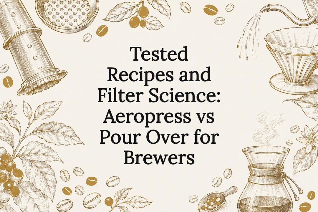 Decorative Aeropress and pour-over title card