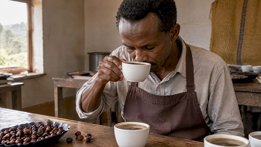 Dégustation sensorielle d’un café Harar