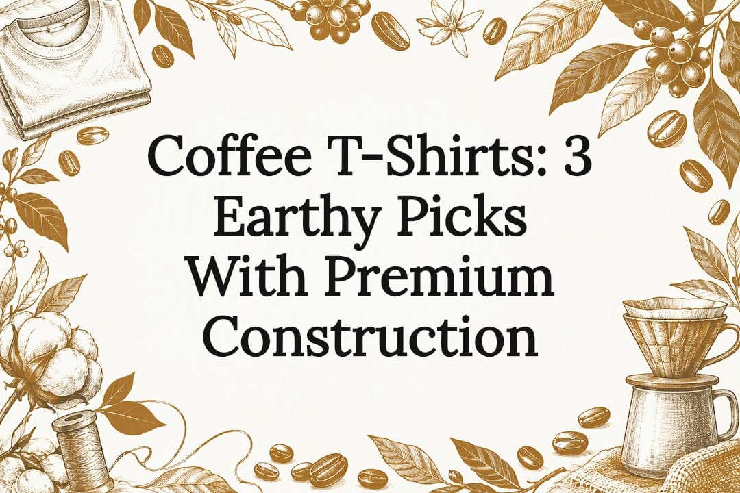 Coffee and apparel sketch title card