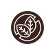 Brown circle on a black background